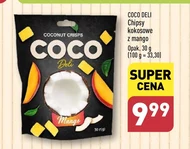 Chipsy kokosowe Coco Deli