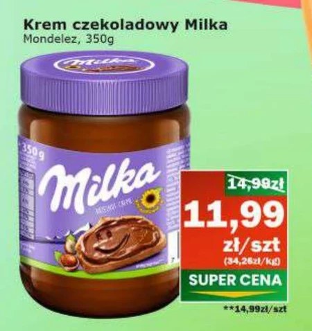 Шоколадний крем Milka