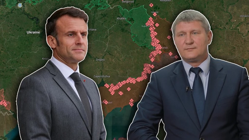 Emmanuel Macron i Michaił Szeremet Emmanuel Macron i Michaił Szeremet
