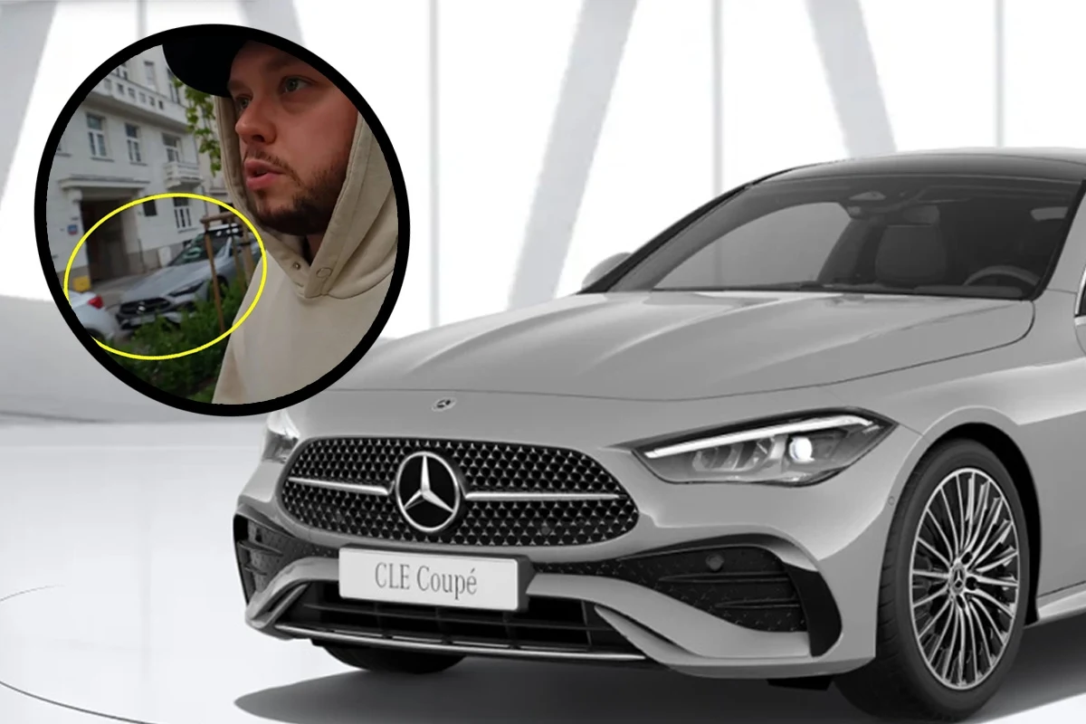 Książulo zdecydował się na nowego Mercedesa CLE Coupe prosto z polskiego salonu.