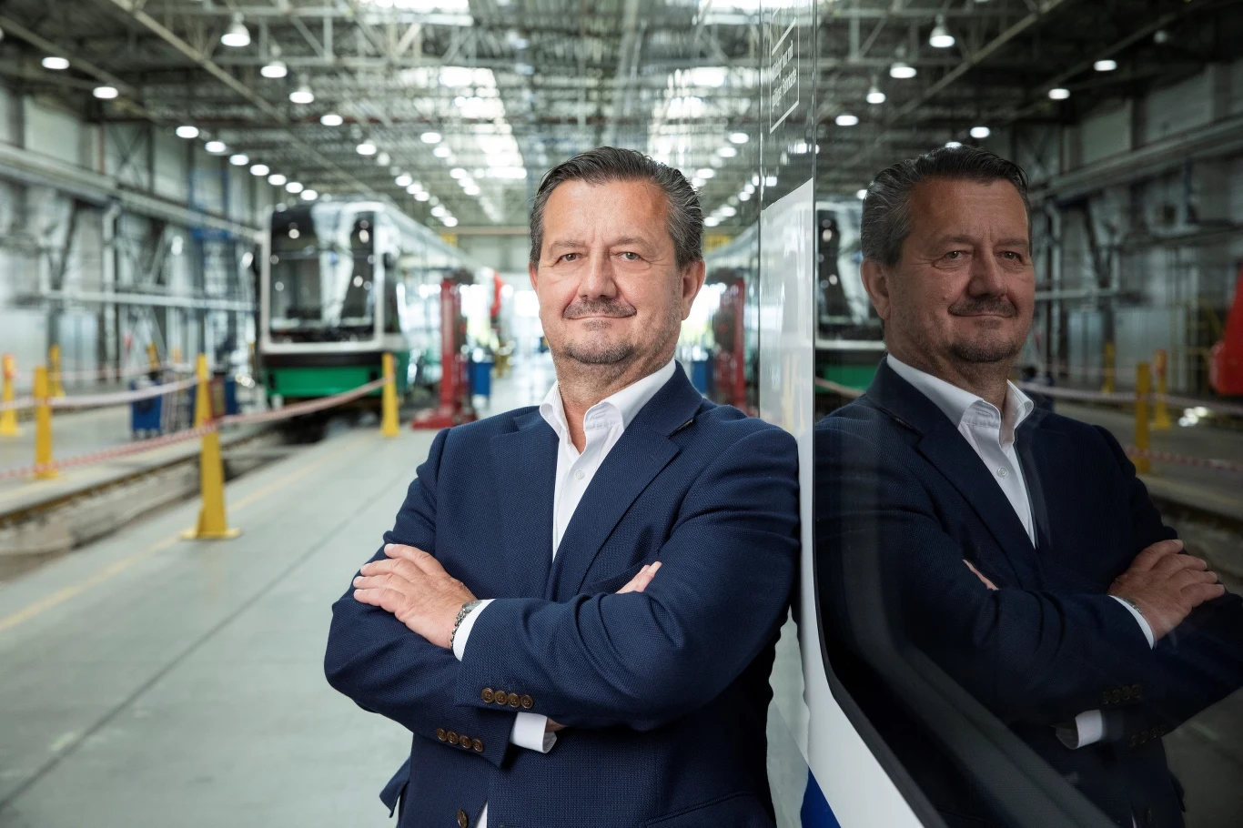 Prezes Pesy Krzysztof Zdziarski, fot. Pesa Prezes Pesy Krzysztof Zdziarski, fot. Pesa