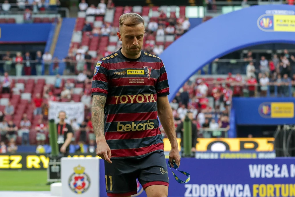 Kamil Grosicki po finale Pucharu Polski Kamil Grosicki po finale Pucharu Polski