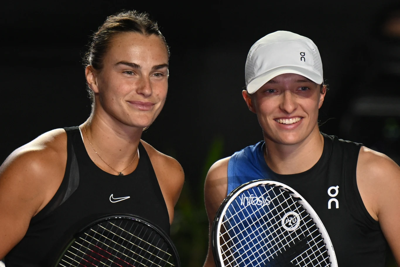 Iga Świątek i Aryna Sabalenka