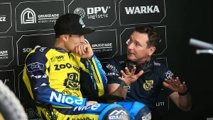 Jason Doyle z Krzysztofem Jabłońskim.