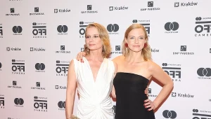 Magdalena Cielecka i Marta Nieradkiewicz podczas gali zamknięcia 17. festiwalu Mastercard OFF CAMERA