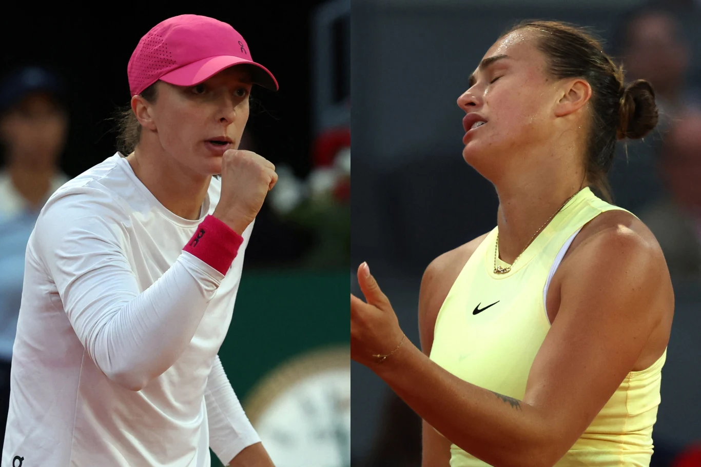 Iga Świątek i Aryna Sabalenka znajdują się czele rankingu WTA Iga Świątek i Aryna Sabalenka znajdują się czele rankingu WTA