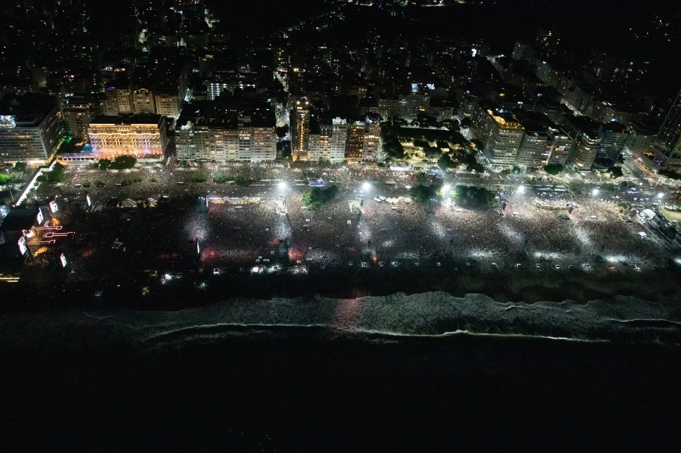 Koncerty Madonny na plaży Copacabana