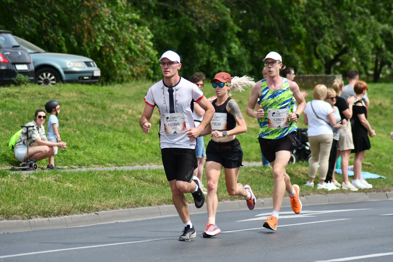 Dominika Stelmach podczas biegu Wings For Life 2024 Dominika Stelmach podczas biegu Wings For Life 2024