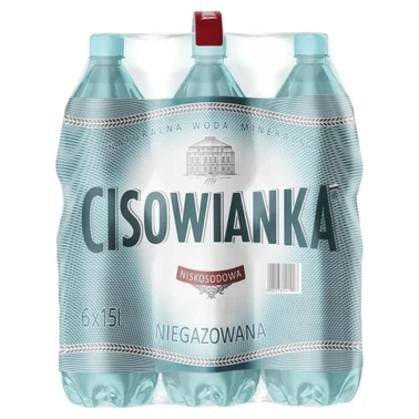 Cisowianka Naturalna woda mineralna niegazowana niskosodowa 6 x 1,5 l - 0