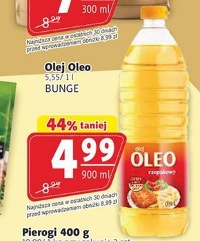 Oleo Olej słonecznikowy 0,9 l niska cena