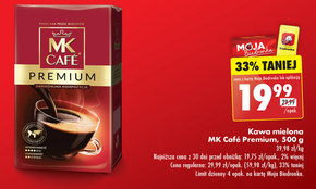 MK Café Premium Kawa palona mielona 500 g niska cena