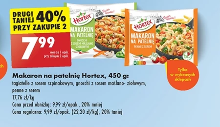 Hortex Makaron na patelnię penne z serem 450 g