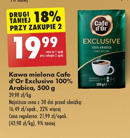 Kawa mielona Cafe d'Or