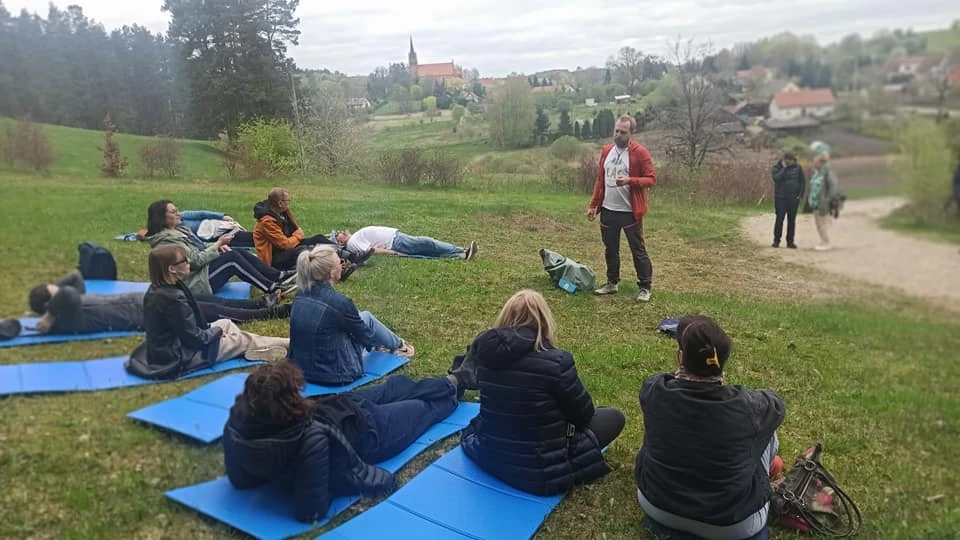 Kąpiel leśna z Markiem Michalskim z "Lasu na receptę" 