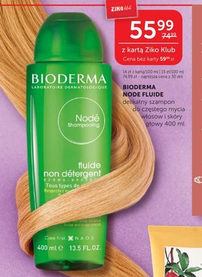 Bioderma Nodé Shampooing Delikatny szampon do częstego mycia włosów i skóry głowy 400 ml niska cena