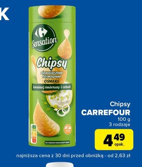Chipsy Carrefour niska cena