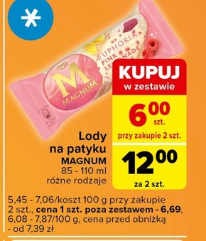 Magnum Euphoria Pink Lemonade Lody 90 ml niska cena