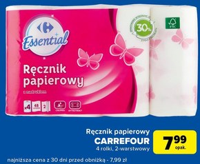 Ręcznik papierowy Carrefour niska cena