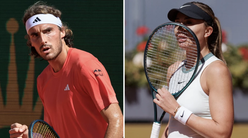 Stefanos Tsitsipas i Paula Badosa Stefanos Tsitsipas i Paula Badosa