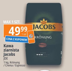 Jacobs Krönung Kawa ziarnista 1 kg niska cena