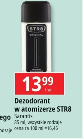STR8 Original Zapachowy dezodorant z atomizerem 85 ml niska cena