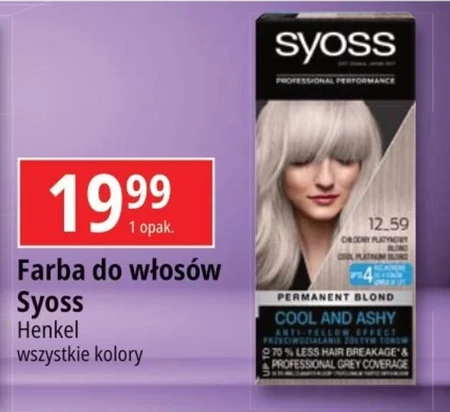 Syoss Krem koloryzujący 12_59 chłodny platynowy blond