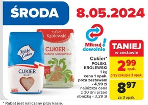 Polski Cukier Cukier biały 1 kg niska cena