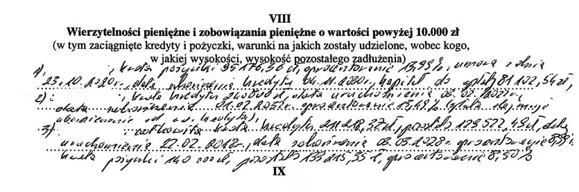 Oświadczenie majątkowe Tomasza Szmydta