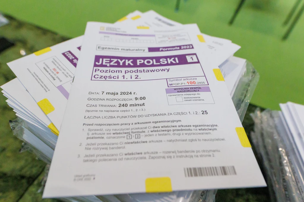 Matura 2024: Arkusz z języka polskiego na poziomie podstawowym Matura 2024: Arkusz z języka polskiego na poziomie podstawowym