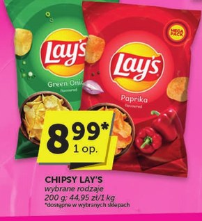 Lay's Chipsy ziemniaczane o smaku papryki 200 g niska cena