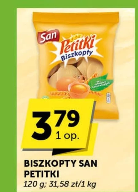 San Petitki Biszkopty 120 g