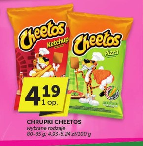 Cheetos Chrupki kukurydziane orzechowe 85 g niska cena