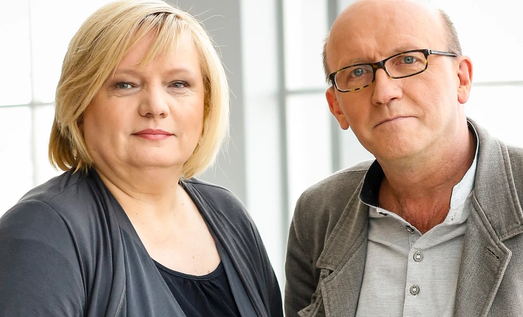 Artur Barciś z żoną