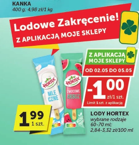 Hortex Owocowe Sorbet pomarańcza & mango 70 ml