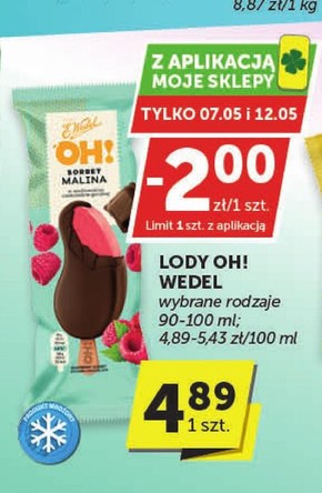 E. Wedel Oh! Sorbet melon i cytryna w wedlowskiej czekoladzie mlecznej 90 ml niska cena