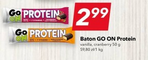 Sante Go On Protein Baton z żurawiną i jagodami goji w czekoladzie 50 g niska cena