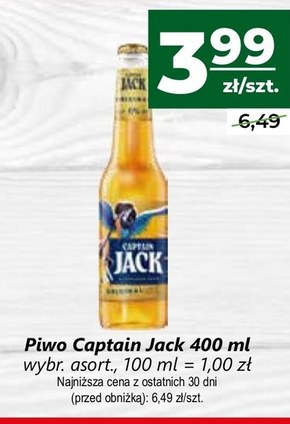 Captain Jack Mojito Piwo smakowe 400 ml niska cena