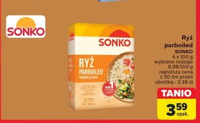 Sonko Ryż parboiled 400 g (4 x 100 g) niska cena