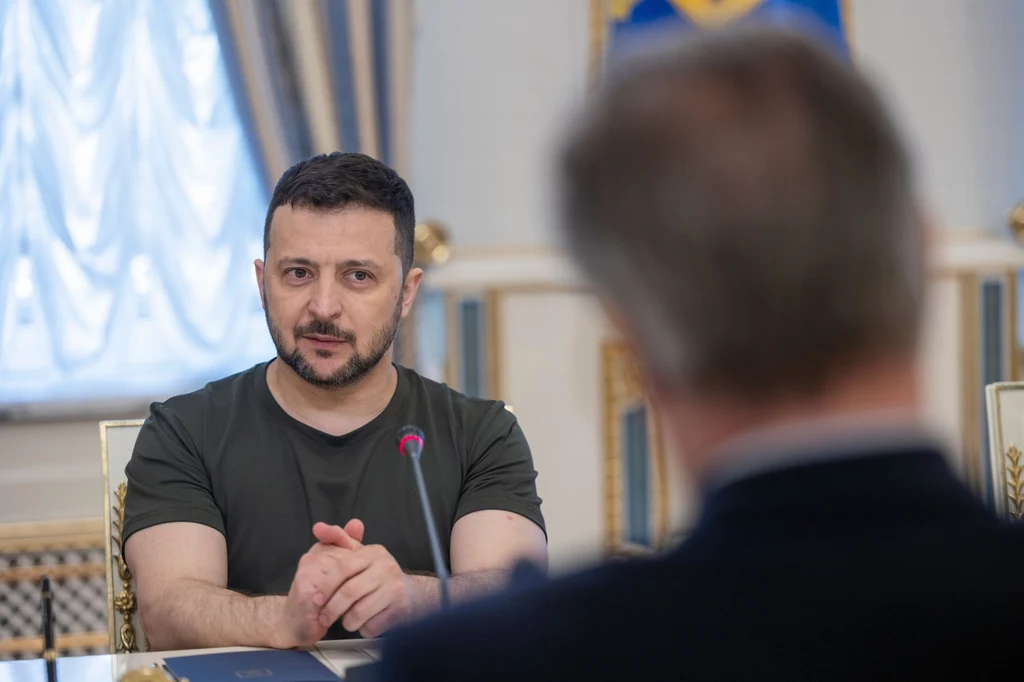 Prezydent Ukrainy Wołodymyr Zełenski Prezydent Ukrainy Wołodymyr Zełenski