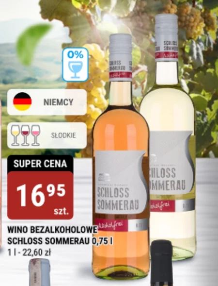 Безалкогольне вино Schloss sommerau