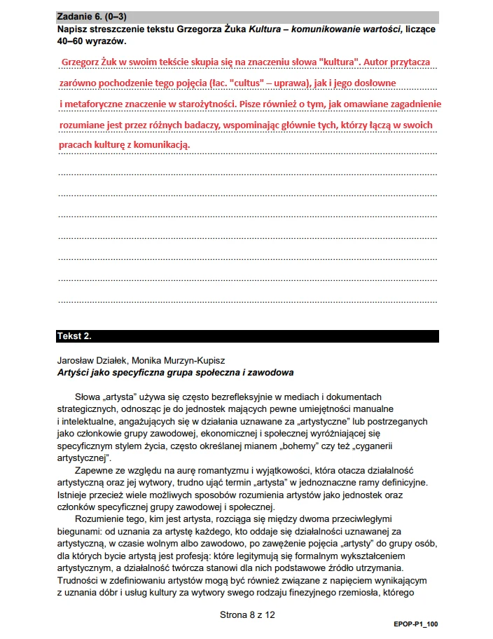 Publikujemy oficjalne arkusze CKE i odpowiedzi - matura 2024 z języka polskiego - formuła 2015 Publikujemy oficjalne arkusze CKE i odpowiedzi - matura 2024 z języka polskiego - formuła 2015