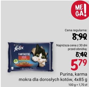 Felix Fantastic Karma dla kotów wiejskie smaki w galaretce 340 g (4 x 85 g) niska cena