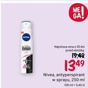 Nivea Black&White Invisible Pure Antyperspirant Spray 250ml niska cena