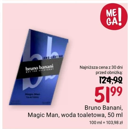 Woda toaletowa dla mężczyzn Bruno Banani
