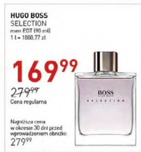 Woda toaletowa dla mężczyzn Hugo Boss niska cena