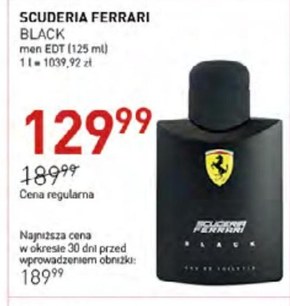 Woda toaletowa dla mężczyzn Scuderia Ferrari niska cena