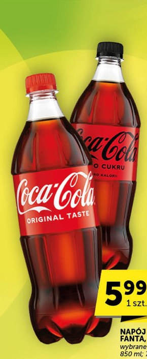 Napój gazowany Coca-Cola niska cena