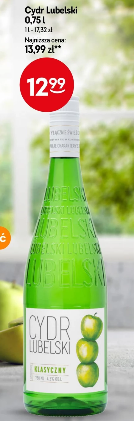 Cydr Lubelski klasyczny 750 ml