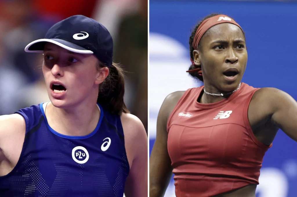 Iga Świątek i Coco Gauff Iga Świątek i Coco Gauff