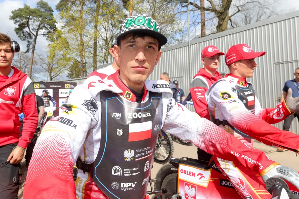 Piotr Pawlicki w meczu reprezentacji Polski.